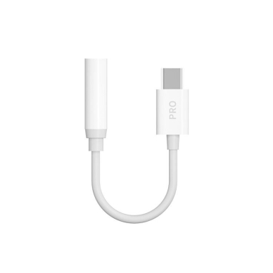 Dudao Adapteris Iš USB Type C Į Ausinių Lizdą 3,5 mm (female) baltas (L16CPro baltas) (ctz220) 1