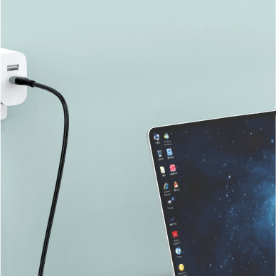 Dudao cable USB Type C - USB Type C fast charging PD 100W Juodas (L7MaxC) 3