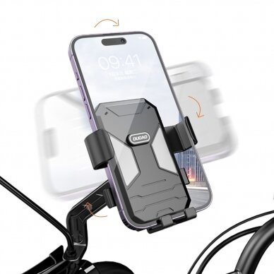 Dudao F7C+ bicycle / motorcycle phone holder - black 2