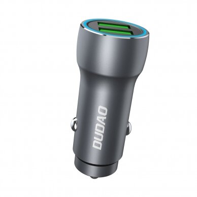 Dudao R4+ car charger 2xUSB-A 120W 3A Pilkas