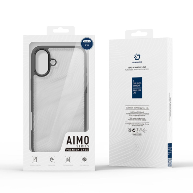 Dux Ducis Aimo Dėklas iPhone 16 - Juodas 2