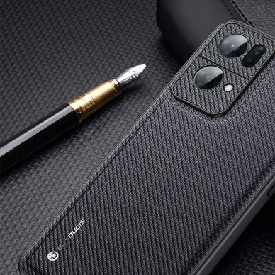 Dux Ducis Fino case cover covered with nylon material Oppo Reno7 Pro 5G black 13