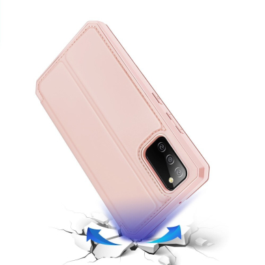 Samsung Galaxy A02s DUX DUCIS Skin X atverčiamas dėklas Rožinis 3