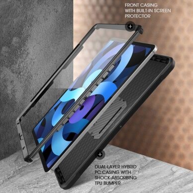 Dvipusis dėklas Supcase UNICORN BEETLE PRO IPAD AIR 4 2020/5 2022 Juodas  5