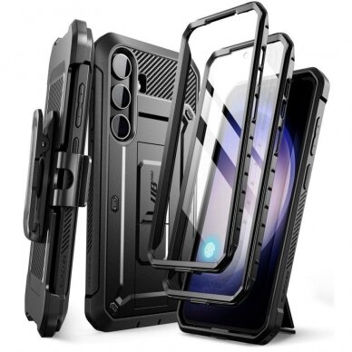 Dvipusis dėklas Unicorn Beetle Pro Supcase Samsung Galaxy S24 - Juodas