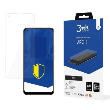 Ekrano Apsauga 3mk ARC + Realme 8 4G UGLX912