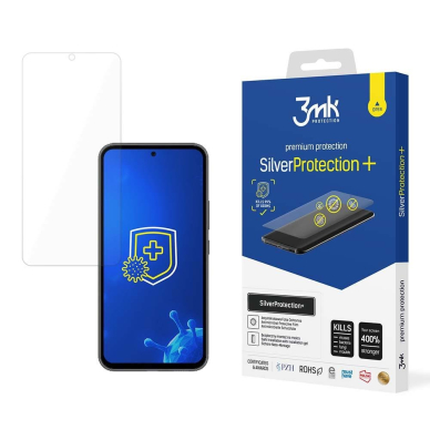 Ekrano apsauga 3mk Silver Protection+ antibacterial screen for gamers Samsung Galaxy A54 5G