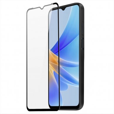 Ekrano apsauga Dux Ducis 9D Tempered Glass Oppo A17 Juodais kraštais