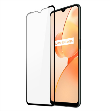 Ekrano apsauga Dux Ducis 9D Tempered Glass Realme C31 juoda (tinka su dėklu)