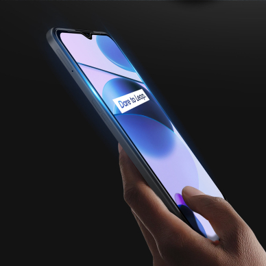 Ekrano apsauga Dux Ducis 9D Tempered Glass Realme C35 juoda (tinka su dėklu) 6