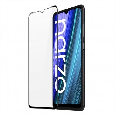 Ekrano apsauga Dux Ducis 9D Tempered Glass Realme Narzo 50A juoda (tinka su dėklu)