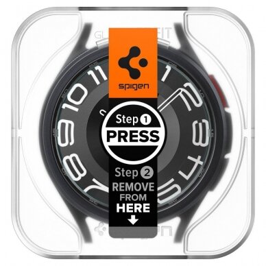 Ekrano Apsauga Samsung Galaxy Watch 6 Classic (43mm) - Spigen Glas TR "Ez Fit" 2vnt 1