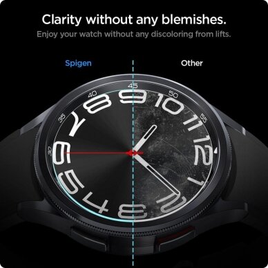 Ekrano Apsauga Samsung Galaxy Watch 6 Classic (43mm) - Spigen Glas TR "Ez Fit" 2vnt 9