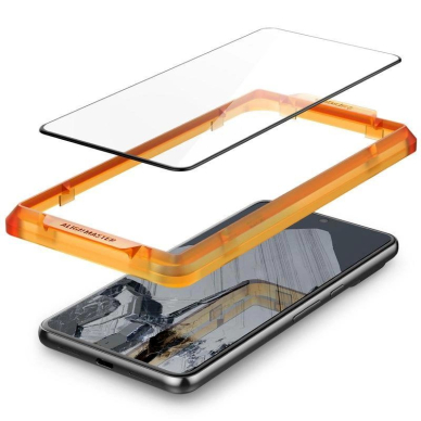 Ekrano Apsauga Spigen ALM Glas.tR tempered glass for Google Pixel 8 Pro - 2 pcs. - Permatomas 4