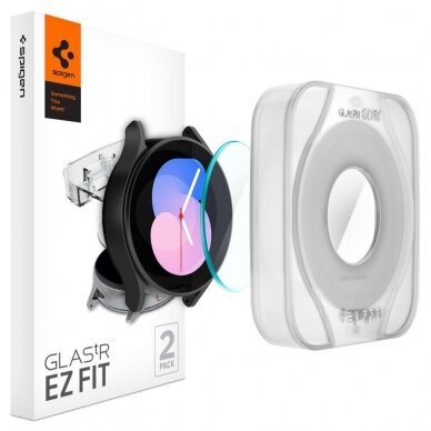 Ekrano apsauga Spigen GLAS.TR EZ-FIT 2-PACK GALAXY Watch 4/5 (40 MM)