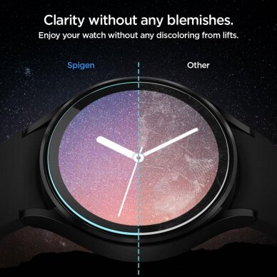 Ekrano apsauga Spigen GLAS.TR EZ-FIT 2-PACK GALAXY Watch 5 PRO (45 MM) 8