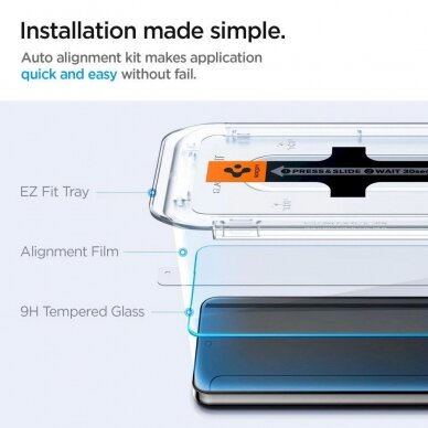 Ekrano Apsauga Spigen Glas.tR EZ Fit tempered glass for Samsung Galaxy S24+ - Permatomas 7