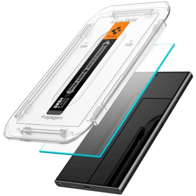 Ekrano Apsauga Spigen Glas.tR EZ Fit tempered glass for Samsung Galaxy S24 Ultra - 2 pcs. - Permatomas 12