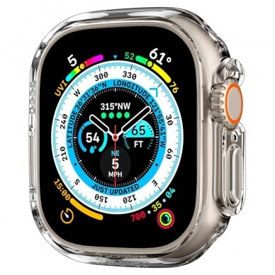 Ekrano apsauga Spigen THIN FIT Apple Watch ULTRA (49MM) Permatoma 4