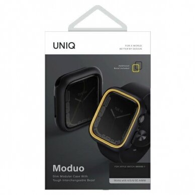 Ekrano apsauga UNIQ etui Moduo Apple Watch Series 4/5/6/7/8/9/SE 40/41mm 3