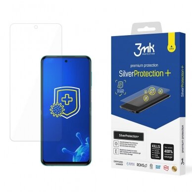 Ekrano Apsauga Xiaomi Redmi Note 9S - 3mk SilverProtection+ KOW068