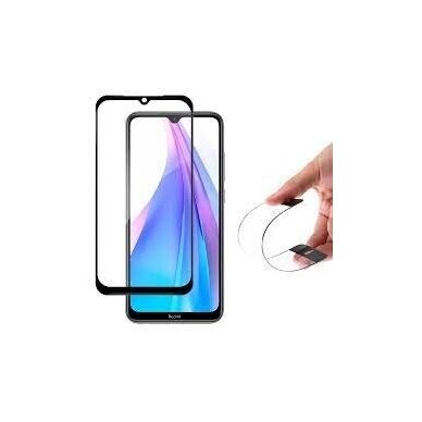 Ekrano Apsauginis Stiklas Su Rėmeliu Wozinsky Full Cover Flexi Nano Glass Xiaomi Redmi 10 Juodas