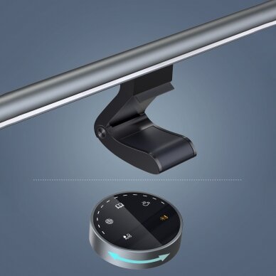 Elesense office wirelessly controlled LED lamp lighting for monitor 2vnt. Juodas (E1129) 11