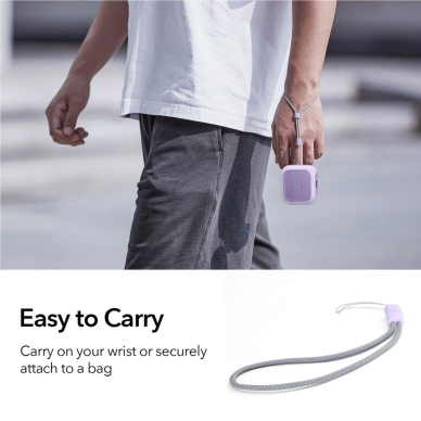 ESR Orbit Halolock MagSafe Dėklas Apple AirPods 4 - violetinis 5