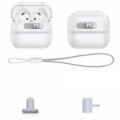 ESR Pulse Halolock Magsafe Dėklas AirPods 4 - baltas 1