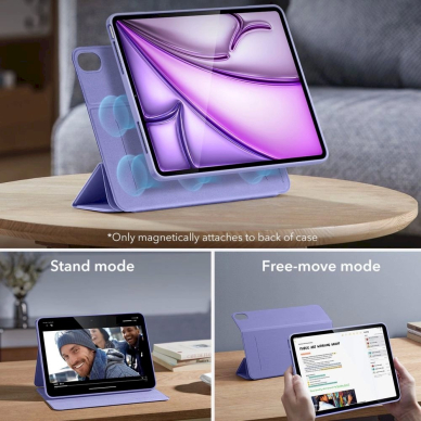 ESR Rebound Hybrid planšetės dėklas iPad Air 13 2024 - Violetinis 1