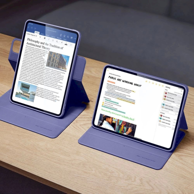 ESR Rebound Hybrid planšetės dėklas iPad Pro 13.7 2024 - Violetinis 3