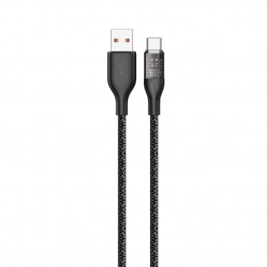 Fast charging cable 120W 1m USB - USB-C Dudao L22T - Pilkas