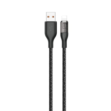 Fast charging cable 30W 1m USB - Lightning Dudao L22L - gray