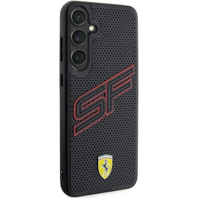 Ferrari Big SF Perforated Dėklas Samsung Galaxy S24 - Juodas 3