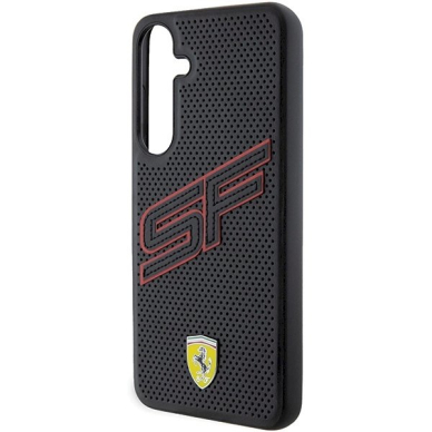 Ferrari Big SF Perforated Dėklas Samsung Galaxy S24 - Juodas 5