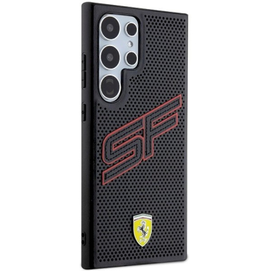 Ferrari Big SF Perforated Dėklas Samsung Galaxy S24 Ultra - Juodas 3