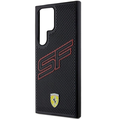 Ferrari Big SF Perforated Dėklas Samsung Galaxy S24 Ultra - Juodas 5