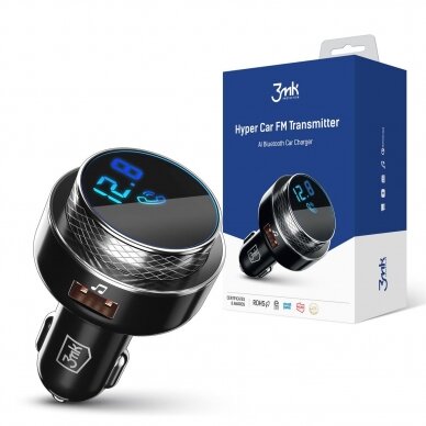 FM moduliatorius automobiliui 3mk Hyper Car FM Transmitter