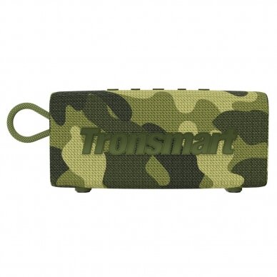 Garso kolonėlė Tronsmart Trip Wireless Bluetooth 5.3 Waterproof IPX7 10W Camouflage Žalia