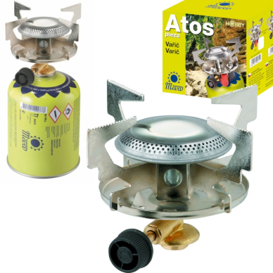 Gas tourist stove gas cartridges7/16 thread ATOS 1.8kW