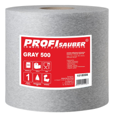 Gray nonwoven industrial cleaning cloth ProfiSauber pilkas 500