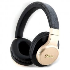 Guess bluetooth on-ear ausinės GUBH604GEMK Juodas 4G Script