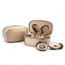 Guess GUTWSJL4GGO TWS bluetooth ausinės + gold/gold 4G docking station