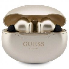 Guess GUTWST50ED TWS bluetooth ausinės + docking station - gold Classic EST