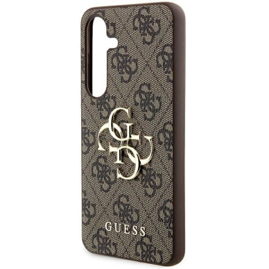 Guess 4G Big Metal Logo Dėklas Samsung Galaxy A55 - Rudas 5