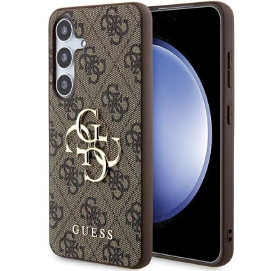 Guess 4G Big Metal Logo Dėklas Samsung Galaxy A55 - Rudas