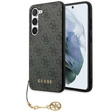 Guess 4G Charms Collection Dėklas Samsung Galaxy A35 - Juodas