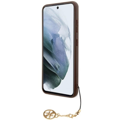 Guess 4G Charms Collection Dėklas Samsung Galaxy A55 - Rudas 4