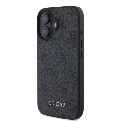 Guess 4G Classic iPhone 16 Dėklas - juodas 1