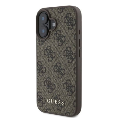 Guess 4G Classic iPhone 16 Dėklas - rudas 1